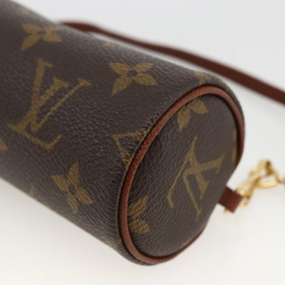 Louis Vuitton Papillon Pochette Monogram Canvas, BROWN, CANVAS, Clutche & pouche