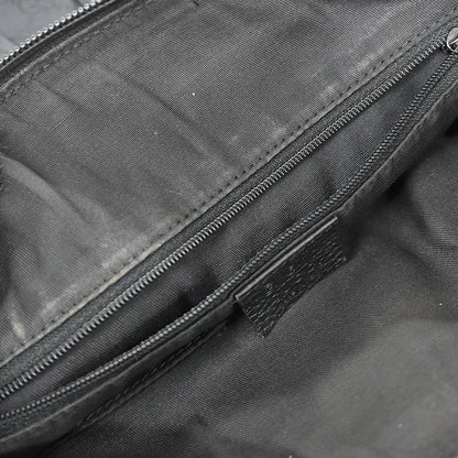 Gucci D Ring Messenger Bag GG Canvas, BLACK, CANVAS, Shoulder bag