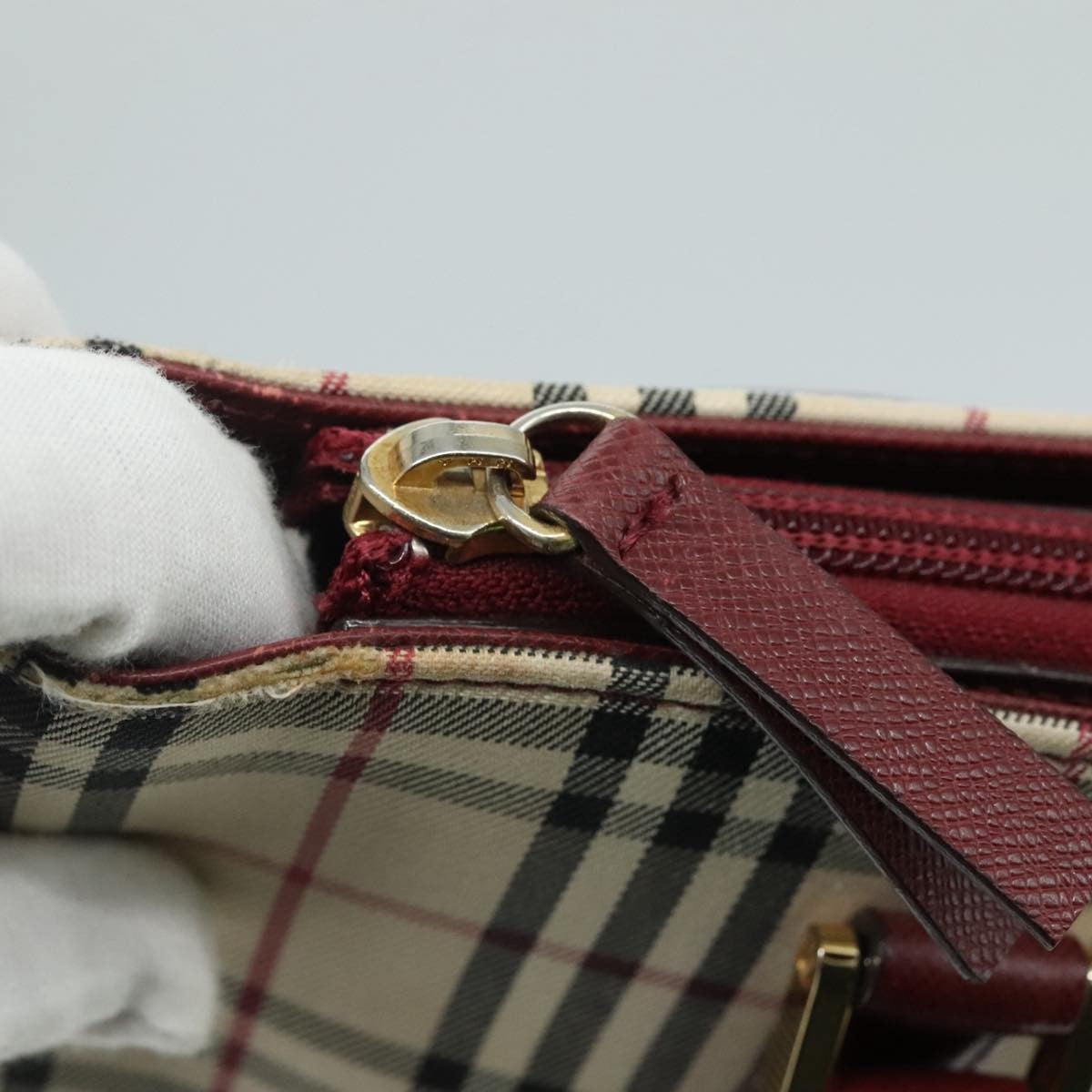Burberry Nova Check Tote canvas check pattern, BEIGE, CANVAS, Tote bag