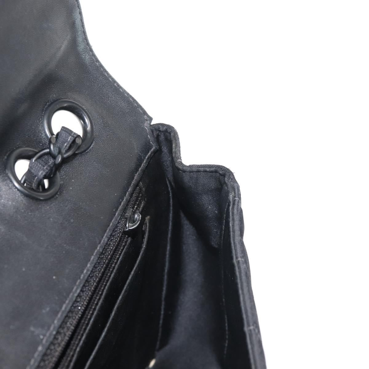 Chanel Travel Line Flap Bag Nylon, BLACK, NYLON, Travel bag