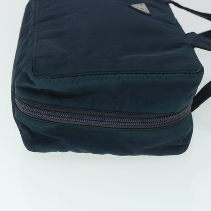 Prada Double Zip Wristlet Pouch Tessuto, NAVY, NYLON, Clutche & pouche
