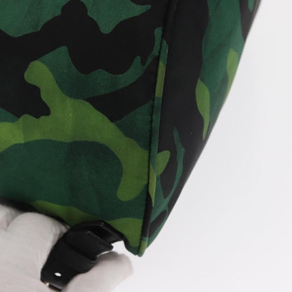 Prada Camouflage Backpack Tessuto, Green, Nylon, Backpack