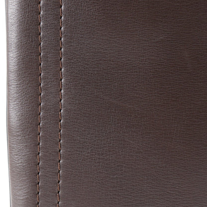 Louis Vuitton Sac Plat Crossbody Bag Utah Leather, BROWN, CALFSKIN, Shoulder bag