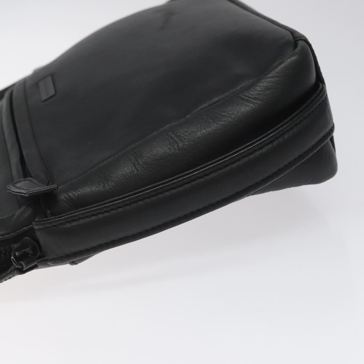 Balenciaga Vintage Pouch Leather, BLACK, LEATHER, Clutche & pouche