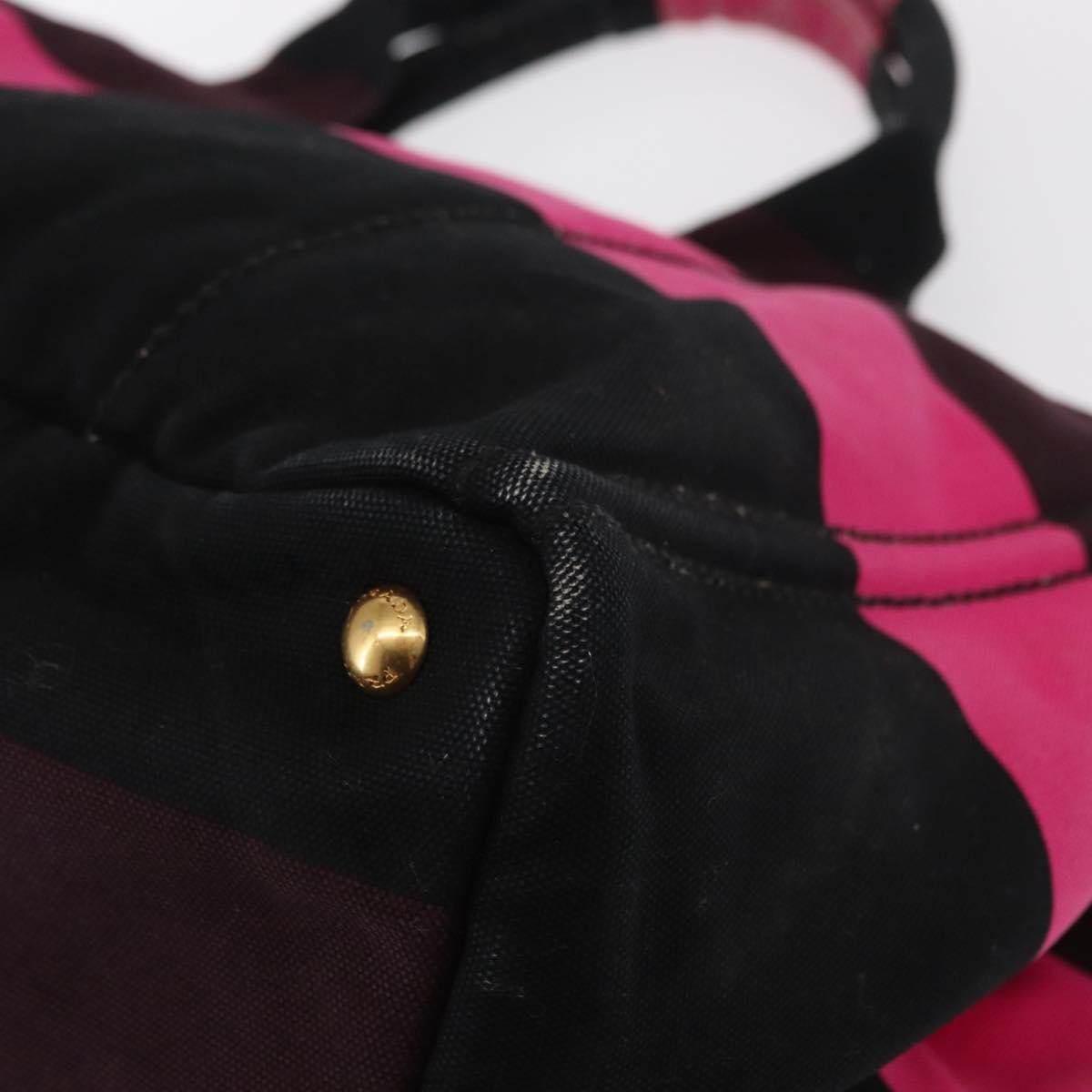 Prada Canapa Tote Canvas, PINK, CANVAS, Tote bag