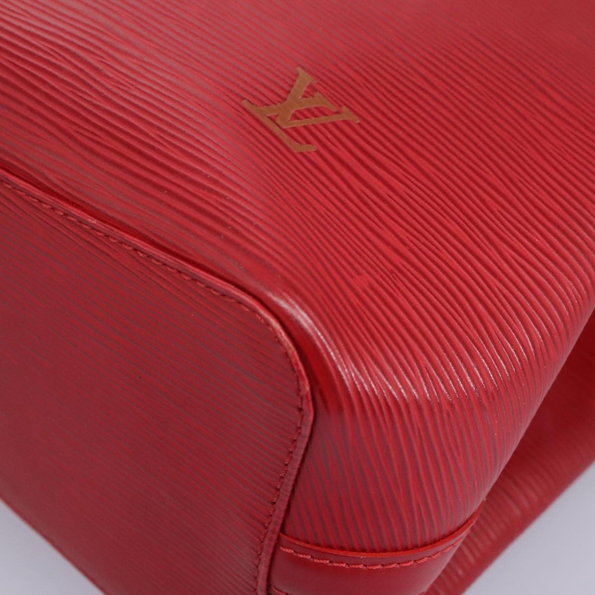 Louis Vuitton Mandara Handbag Epi Leather, RED, LEATHER, Shoulder bag