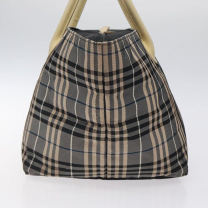 Burberry Nova Check Tote canvas check pattern, NAVY, CANVAS, Tote bag