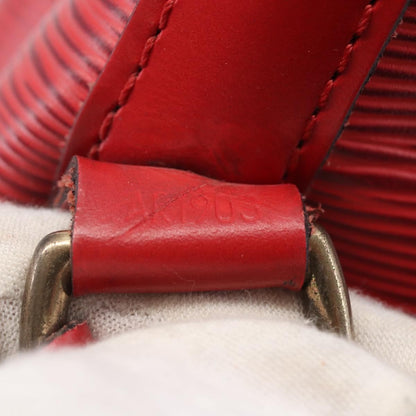 Louis Vuitton Noe Handbag Epi leather, RED, LEATHER, Shoulder bag
