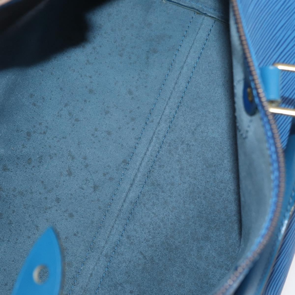 Louis Vuitton Speedy Handbag Epi Leather, Blue, Leather, Handbag