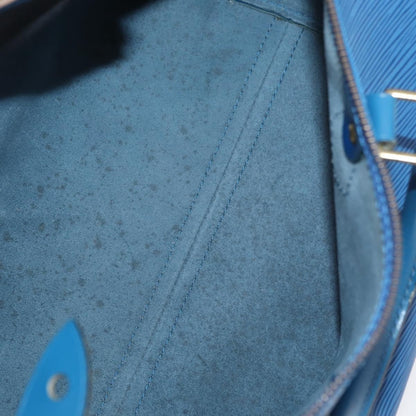 Louis Vuitton Speedy Handbag Epi Leather, Blue, Leather, Handbag