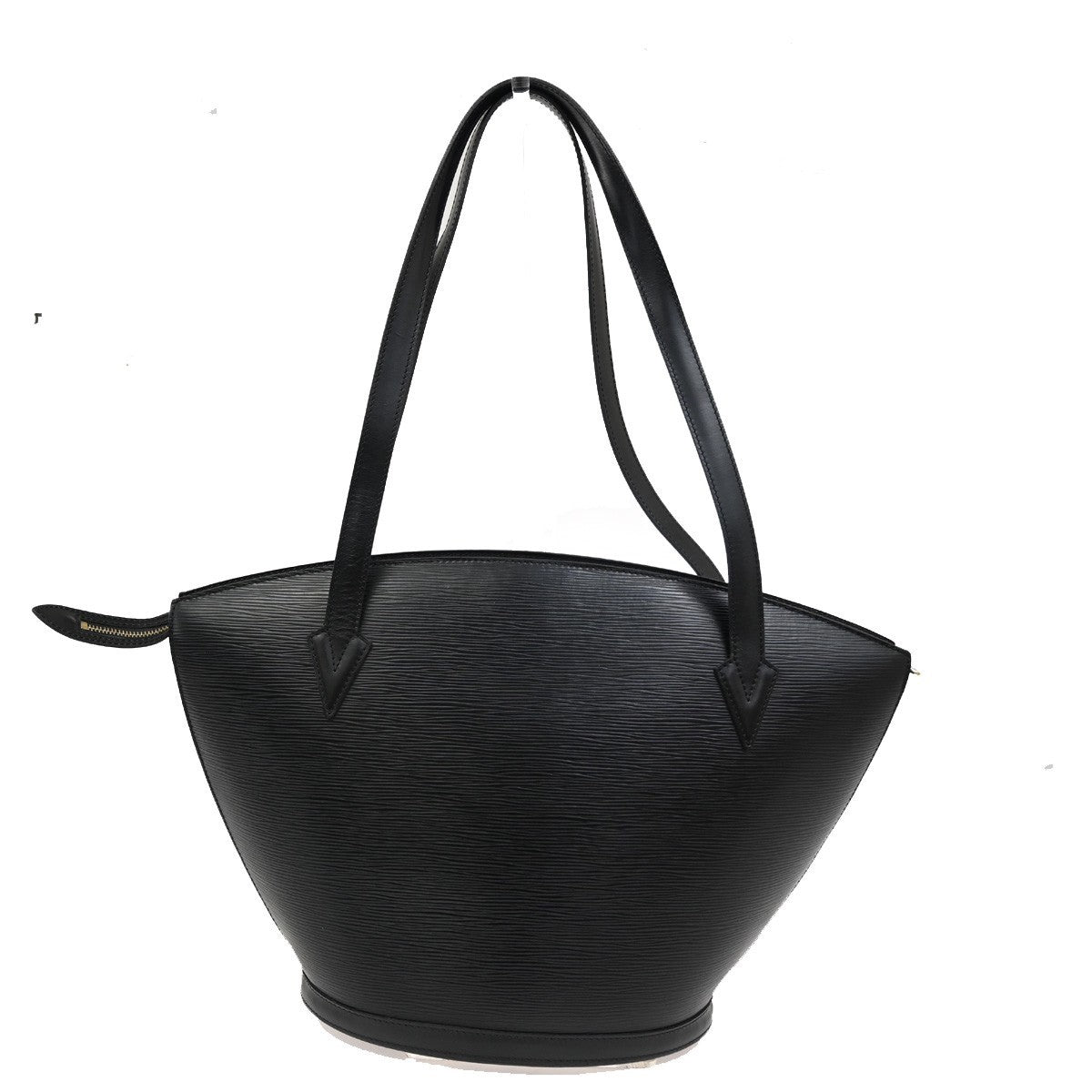 Louis Vuitton Saint Jacques Handbag Epi Leather, BLACK, LEATHER, Shoulder bag