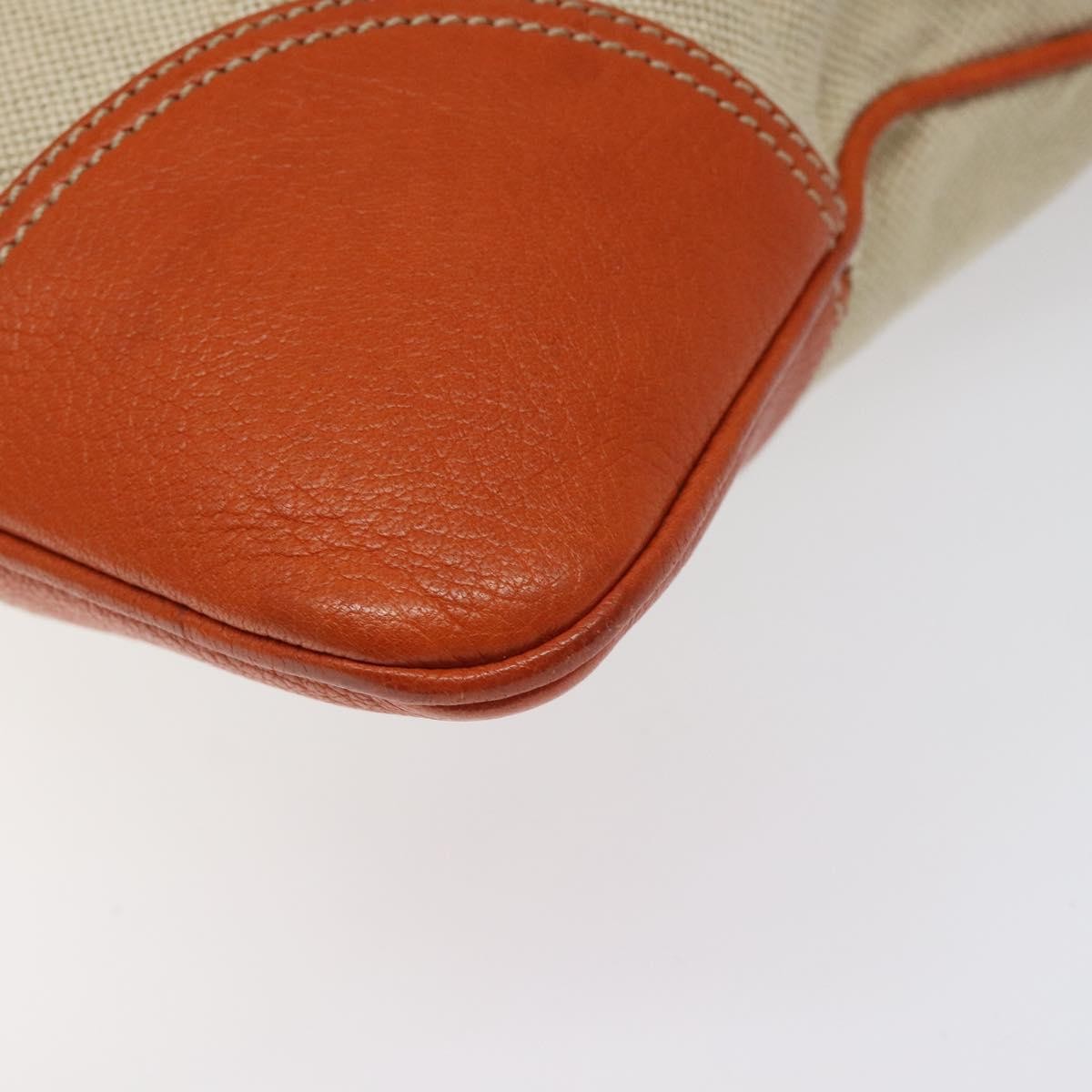 Prada Vintage Handbag Canvas and Leather, BEIGE, CANVAS, Handbag