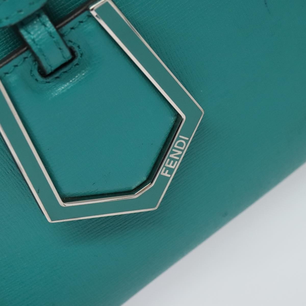 Fendi 2Jours Bag Leather, GREEN, LEATHER, Handbag