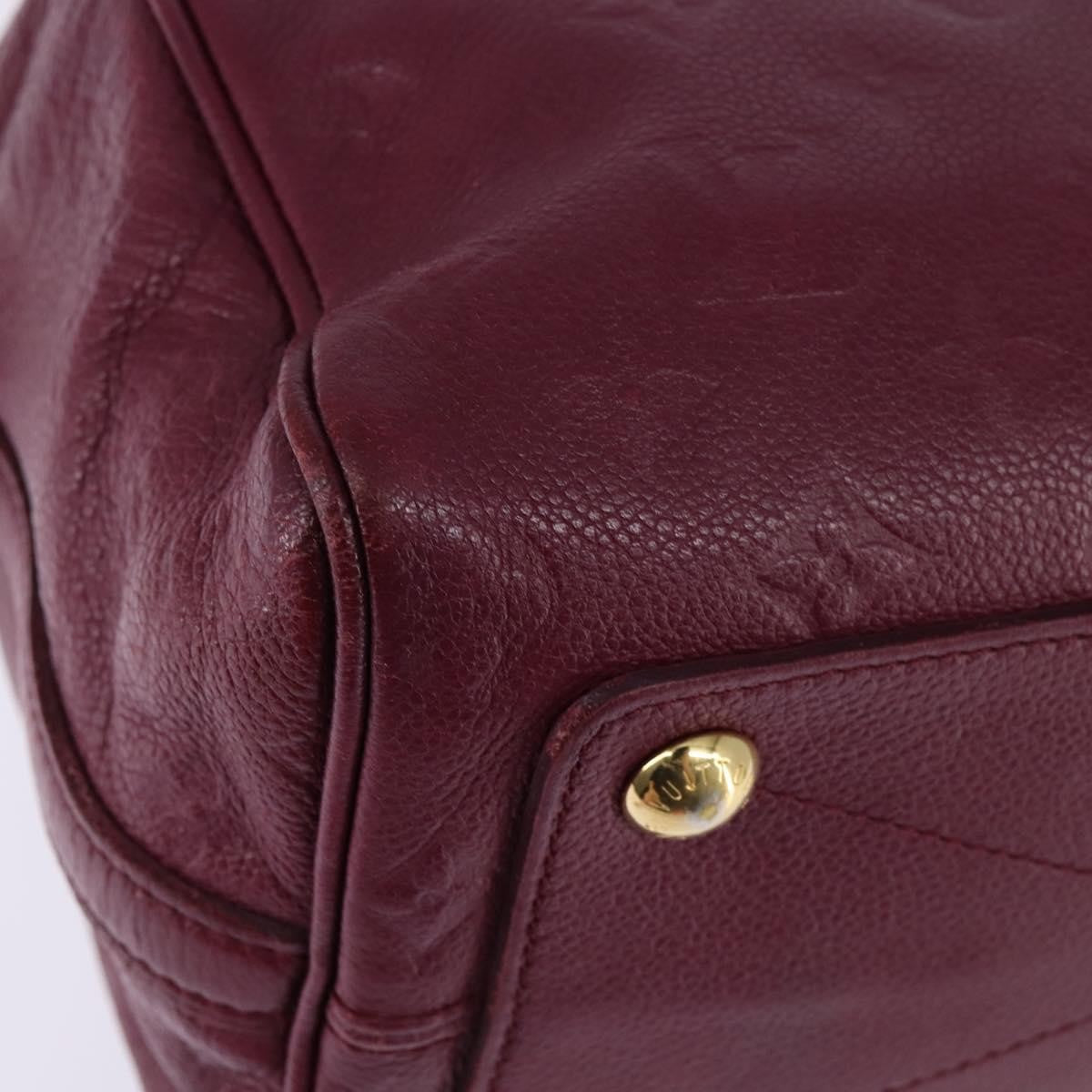 Louis Vuitton Speedy Bandouliere Bag Monogram Empreinte Leather, PURPLE, LEATHER, Handbag