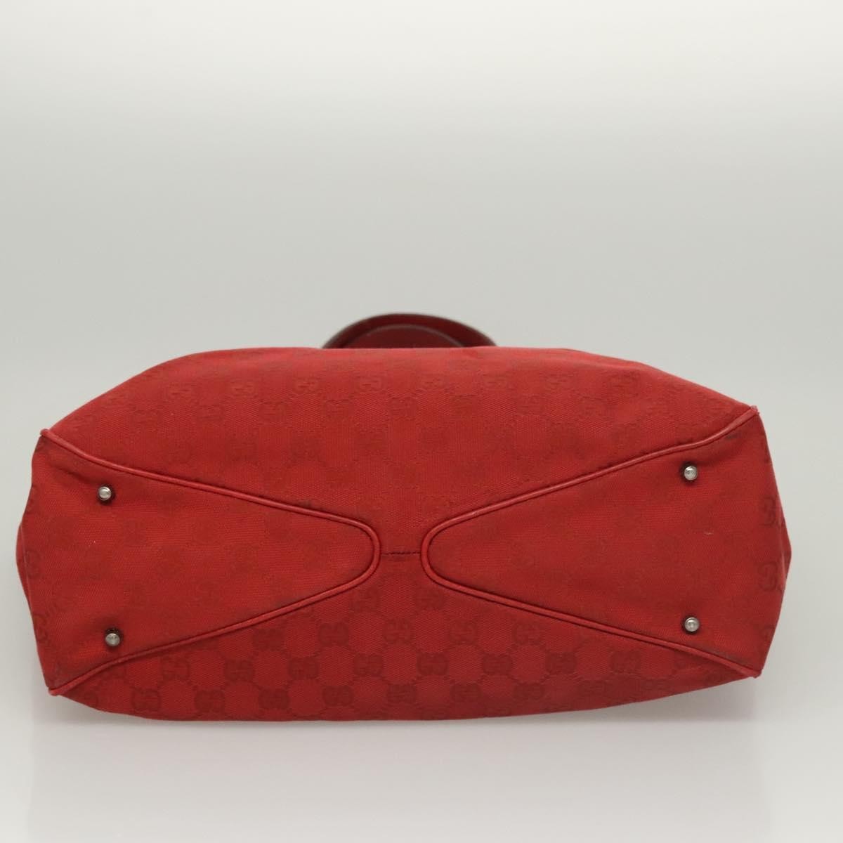 Gucci Vintage Open Tote GG Canvas, Red, Canvas, Tote Bag