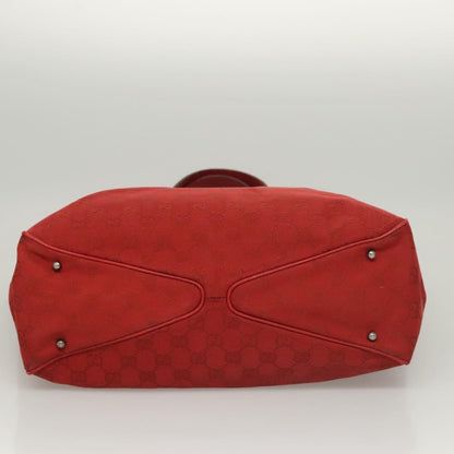 Gucci Vintage Open Tote GG Canvas, Red, Canvas, Tote Bag