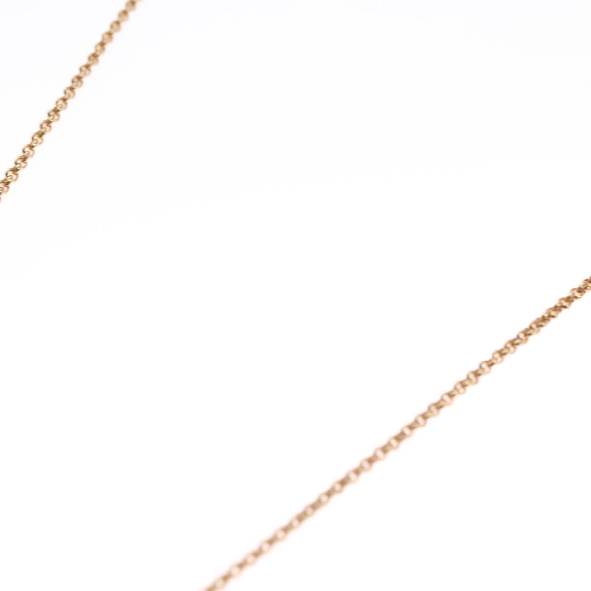 Christian Dior CD Pendant Necklace Metal, GOLD, METAL, Necklace