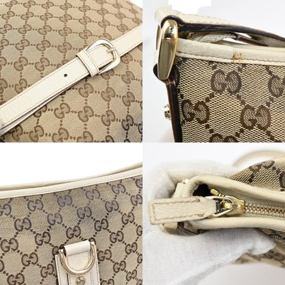 Gucci Abbey D-Ring Messenger Bag GG Canvas, BROWN, CANVAS, Shoulder bag