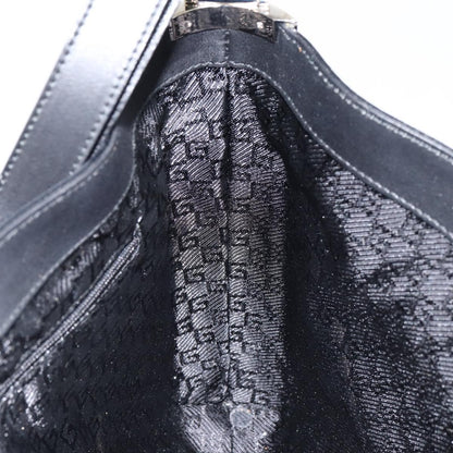 Gucci Jackie Original Shoulder Bag Leather Leather, BLACK, SUEDE, Shoulder bag