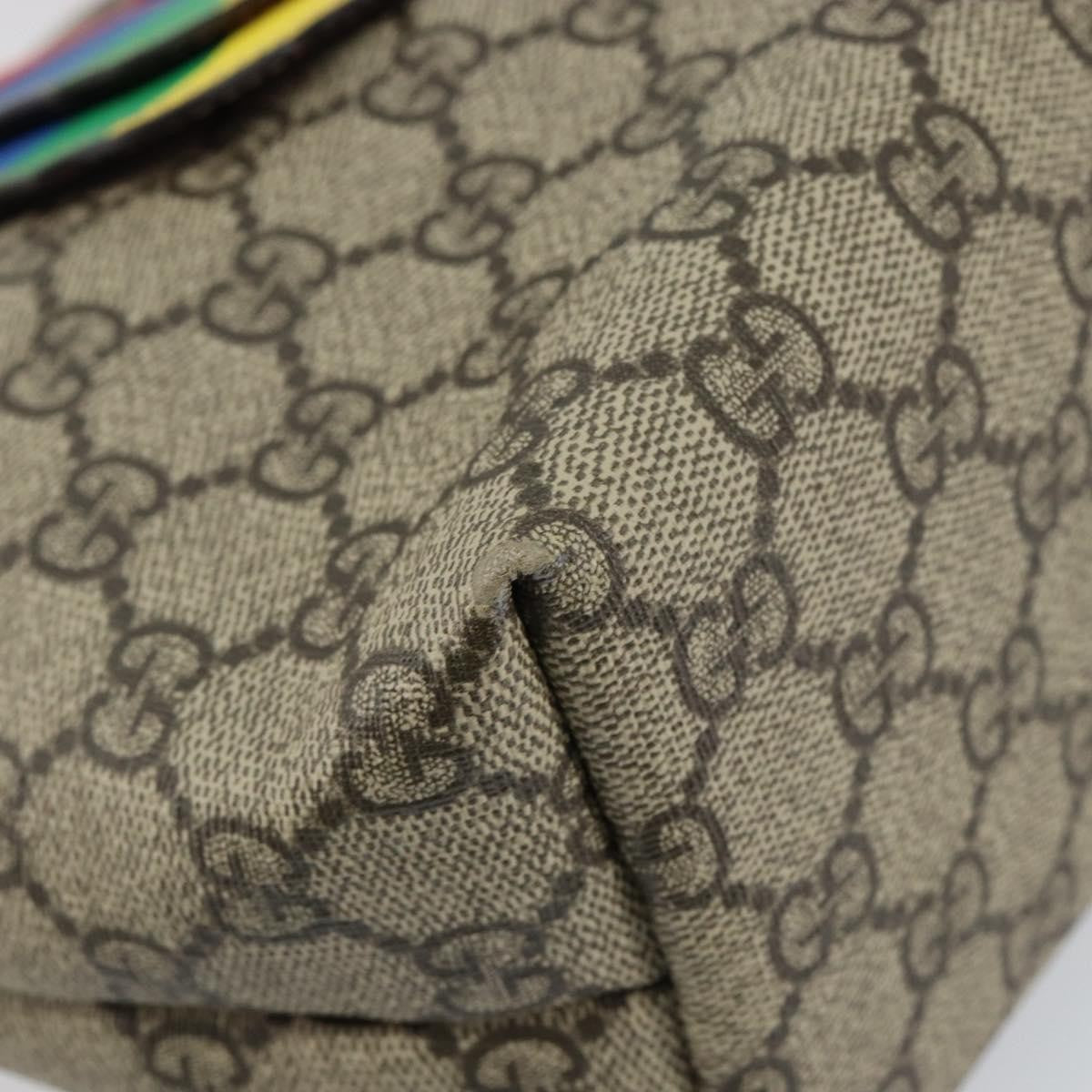 Gucci Children's tote with rainbow butterfly Canvas, BEIGE, PVC, Tote bag