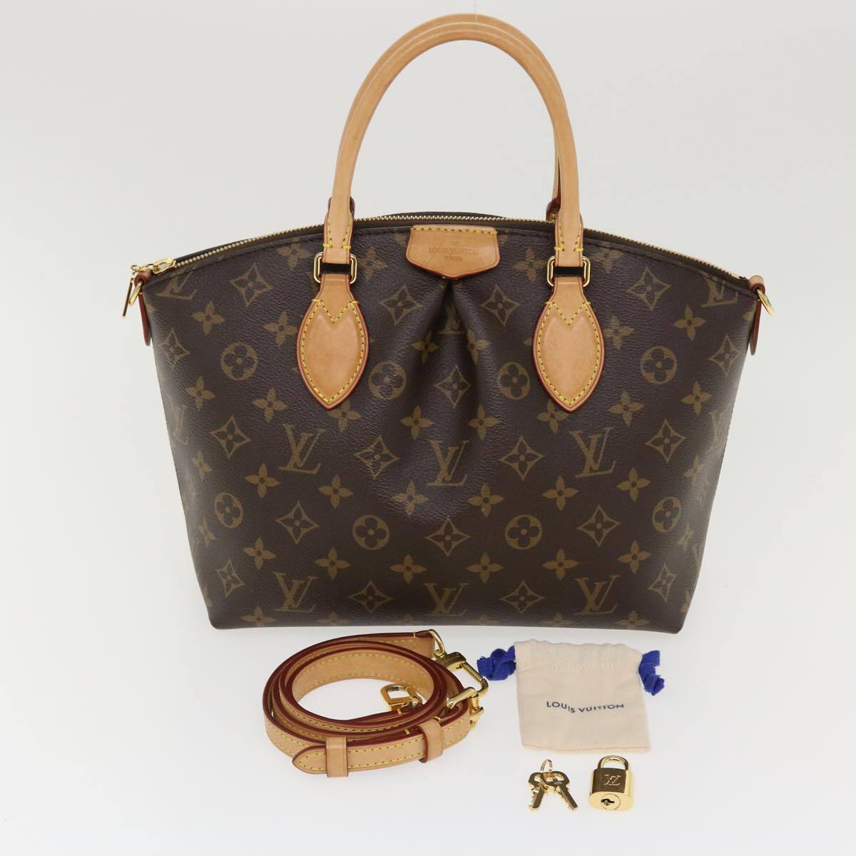 Louis Vuitton Boetie Zipped Tote Monogram Canvas, BROWN, CANVAS, Tote bag