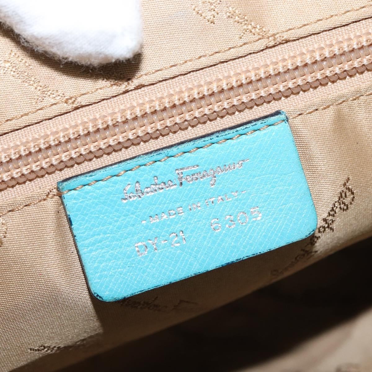 Salvatore Ferragamo Gancini Shoulder Bag Leather, BEIGE, LEATHER, Shoulder bag