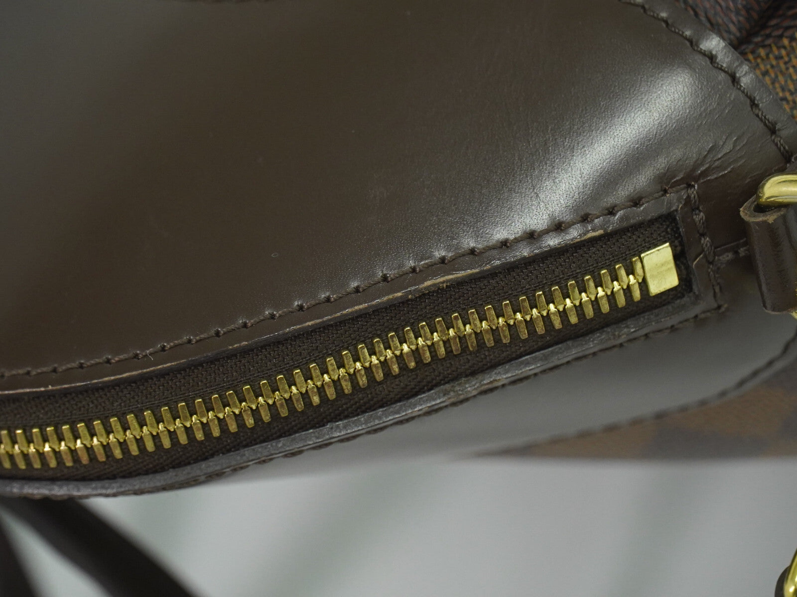 Louis Vuitton Salvi Handbag Damier, BROWN, CANVAS, Handbag