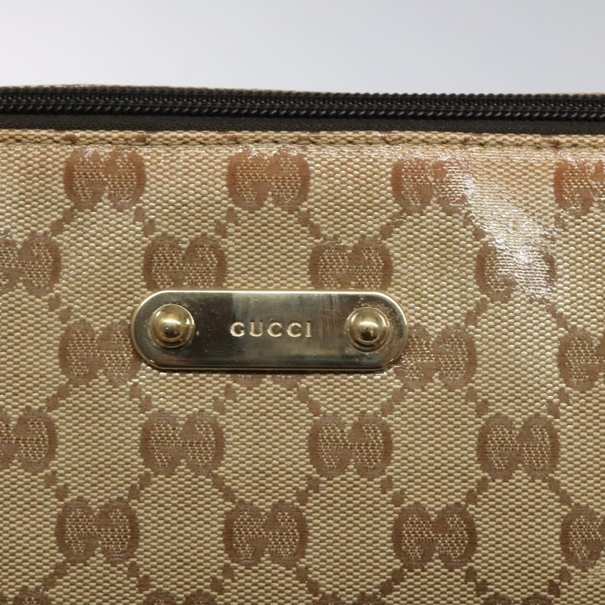 Gucci Flap Messenger Bag (Outlet) GG Coated Canvas, BEIGE, CANVAS, Shoulder bag