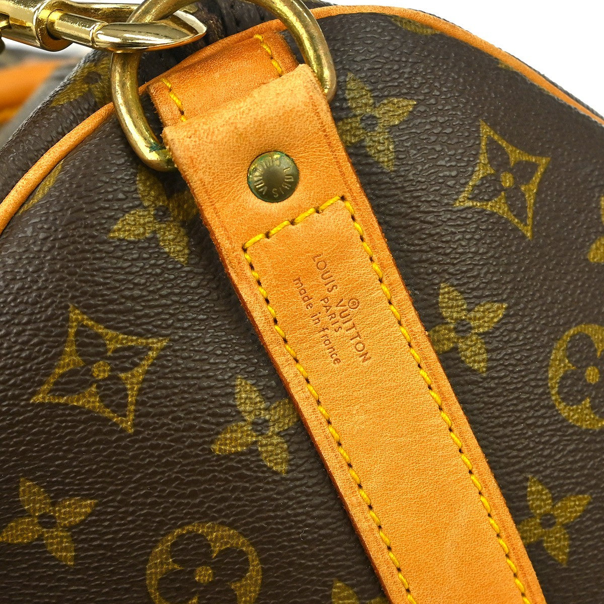 Louis Vuitton Keepall Bandouliere Bag Monogram Canvas, Brown, Canvas, Travel Bag