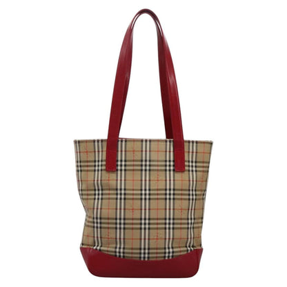 Burberry Nova Check Tote canvas check pattern, BEIGE, CANVAS, Tote bag