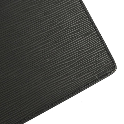 Louis Vuitton Pochette Homme Epi Leather, BLACK, LEATHER, Clutche & pouche