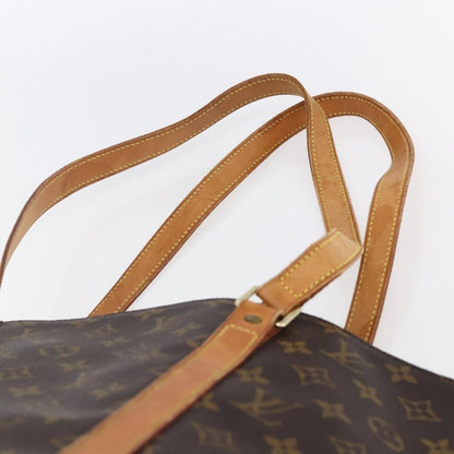 Louis Vuitton Shopping Sac Handbag Monogram Canvas, BROWN, CANVAS, Tote bag