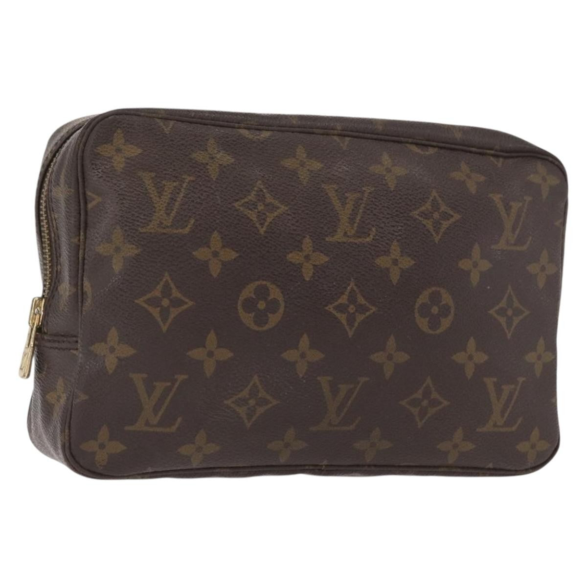 Louis Vuitton Trousse Toilette Monogram Canvas, BROWN, CANVAS, Clutche & pouche