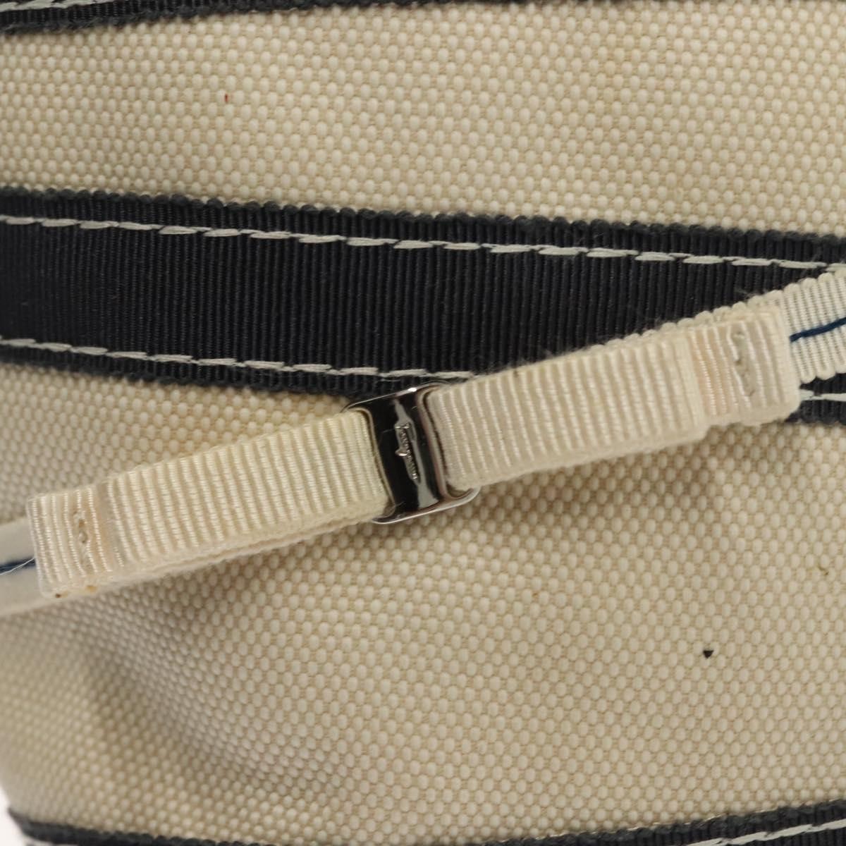 Salvatore Ferragamo Vala tote Canvas, BEIGE, CANVAS, Tote bag