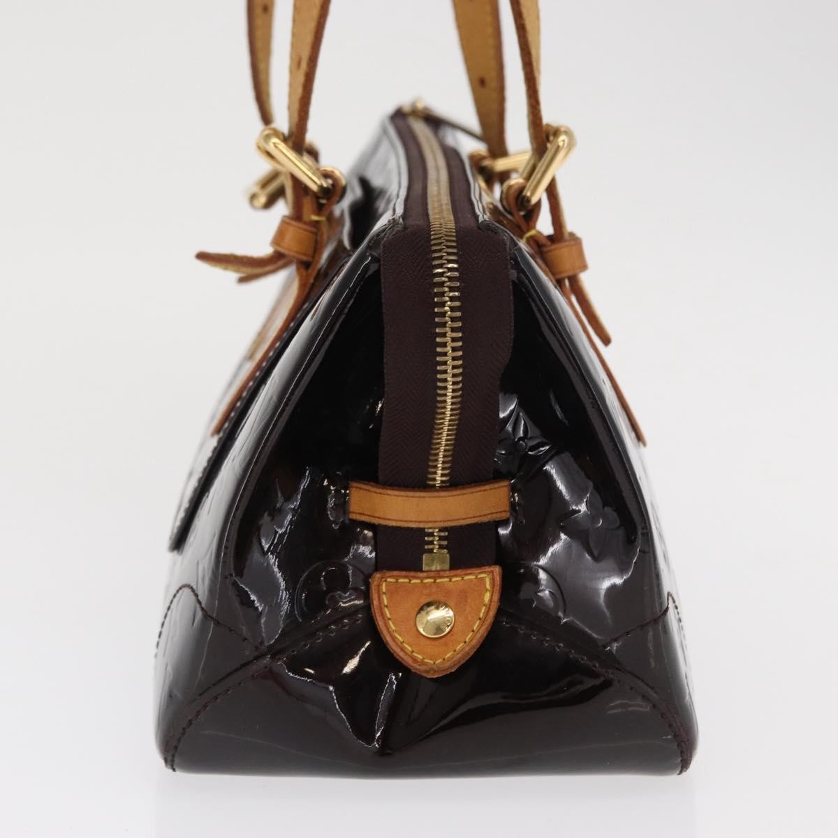 Louis Vuitton Rosewood Avenue Handbag Monogram Vernis, BROWN, PATENT_LEATHER, Shoulder bag