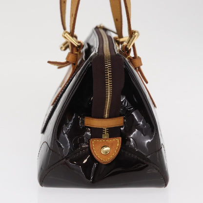 Louis Vuitton Rosewood Avenue Handbag Monogram Vernis, BROWN, PATENT_LEATHER, Shoulder bag