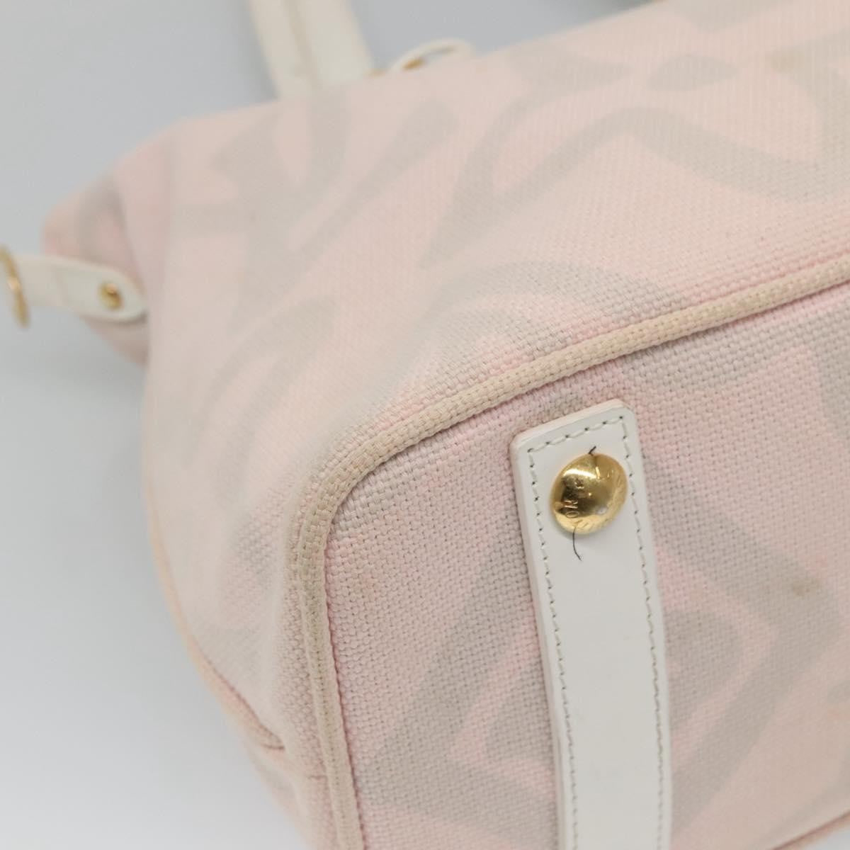 Louis Vuitton Tahitienne Cabas Canvas, PINK, CANVAS, Tote bag
