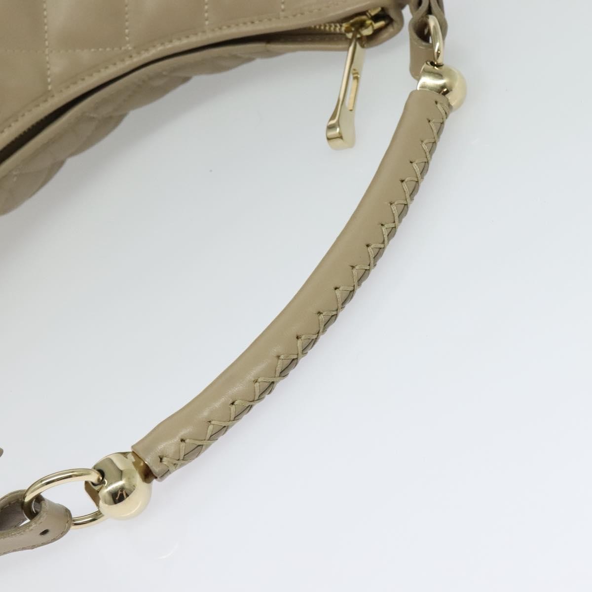 Burberry Hoxton Hobo Quilted Leather, BEIGE, LEATHER, Shoulder bag