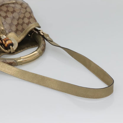 Gucci Indy Hobo GG Coated Canvas, BEIGE, CANVAS, Handbag