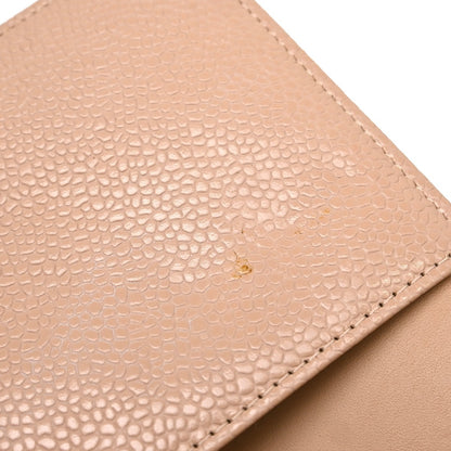 Chanel Logo Wallet on Chain Leather, Pink, Calfskin, Crossbody Bag