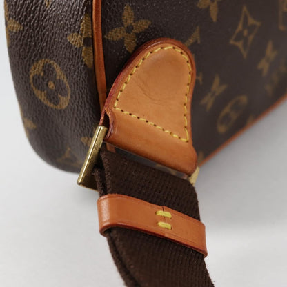Louis Vuitton Pochette Gange Monogram Canvas, BROWN, CANVAS, Clutche & pouche