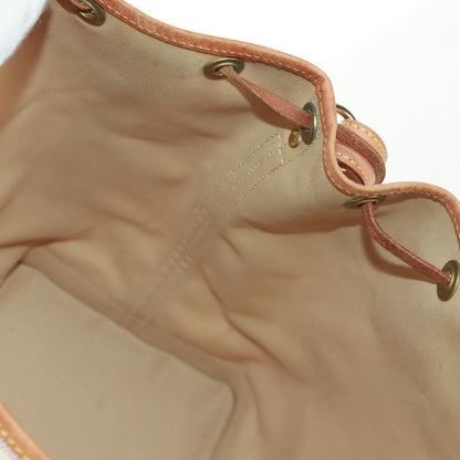 Louis Vuitton Noe Handbag Damier, Beige, Canvas, Shoulder Bag