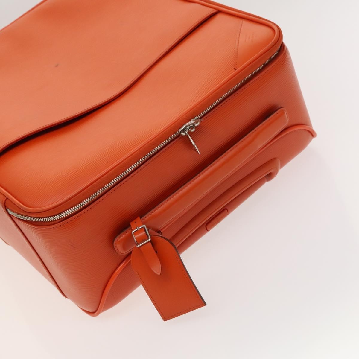 Louis Vuitton Pegase Luggage Epi Leather, ORANGE, LEATHER, Travel bag
