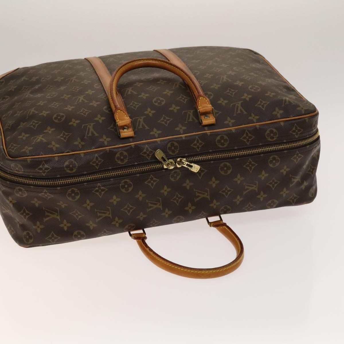 Louis Vuitton Sirius Handbag Monogram Canvas, BROWN, CANVAS, Handbag