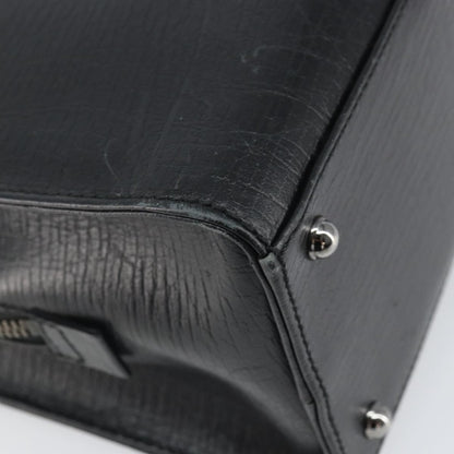 Gucci Vintage Handbag Leather, BLACK, LEATHER, Handbag