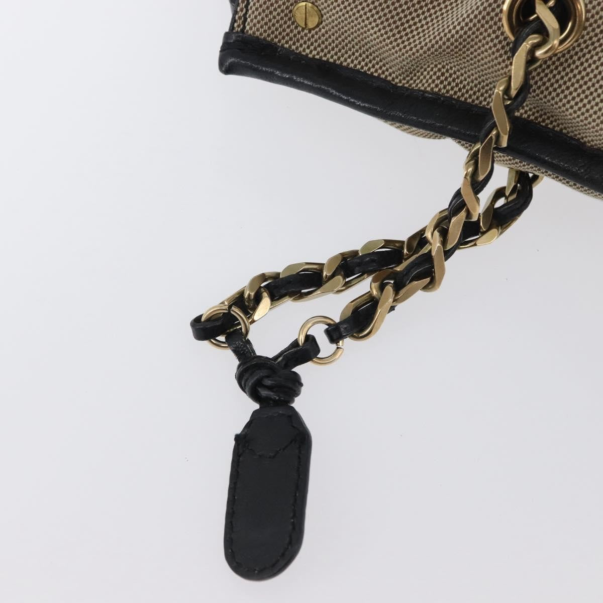 Chloe Vintage Shoulder Bag Canvas, BEIGE, CANVAS, Shoulder bag