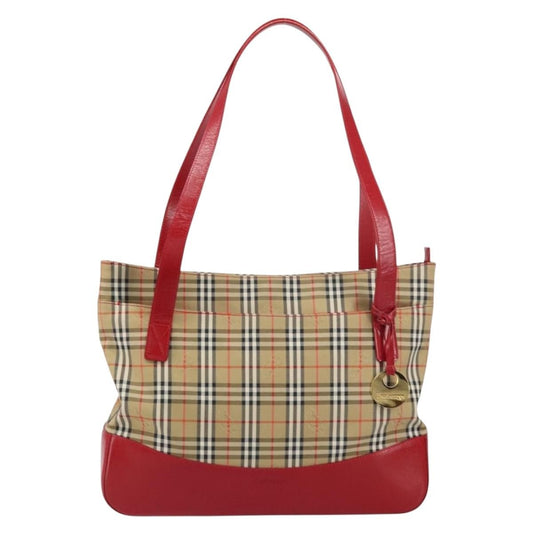 Burberry Nova Check Handbag Nova Check Canvas, BEIGE, CANVAS, Tote bag
