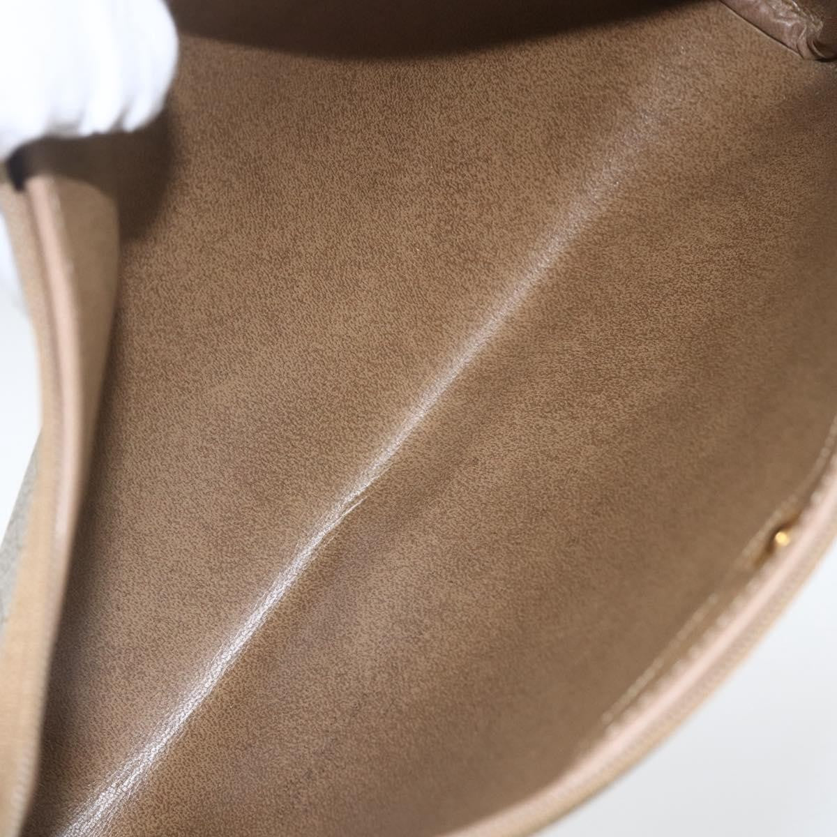 Christian Dior Vintage honeycomb clutch Canvas, Beige, Canvas, Clutch