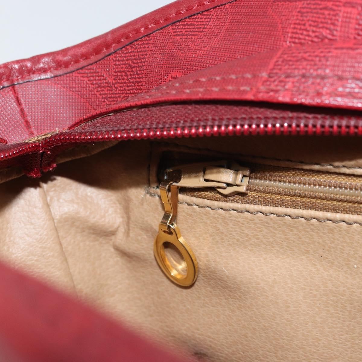 Christian Dior Trotter shoulder bag Canvas, RED, PVC, Shoulder bag