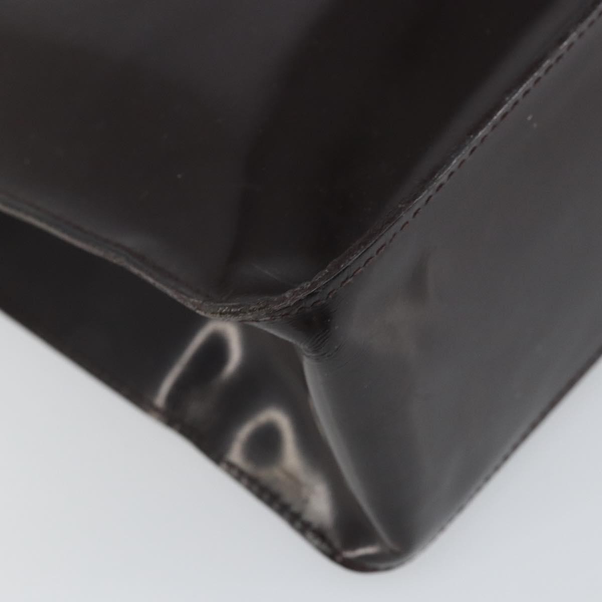 Chanel Vintage Tote Patent leather, BROWN, PATENT_LEATHER, Tote bag